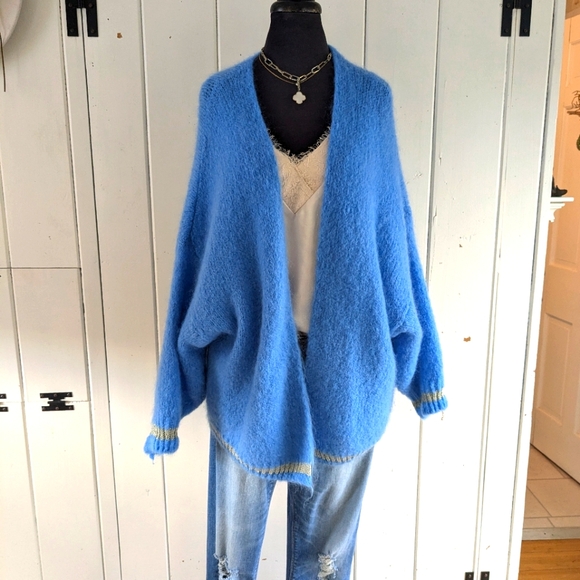 Kris-Ana Mohair oversized cardigan NWT - Picture 3 of 12